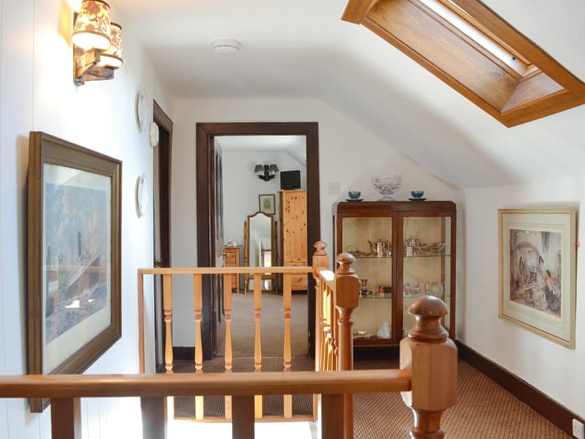 Light and airy landing area | Dalvanie Mill, Folda, Glenisla