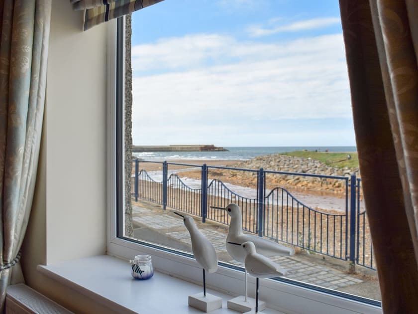 Coastline view from the living room | Cleveland Way Cottage, Skinningrove, near Whitby