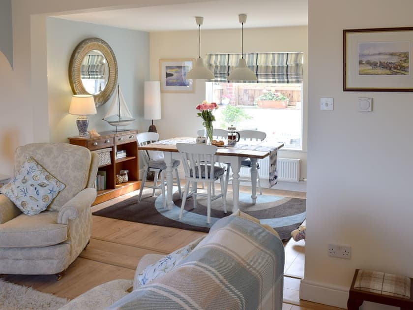 Well presented living/ dining room | Cleveland Way Cottage, Skinningrove, near Whitby