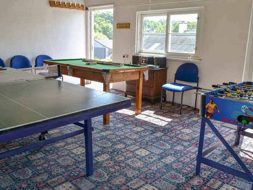 Fun games room | Stowford Barton Cottage - Swallows Nest - Stowford Barton Cottages, Stowford, Okehampton