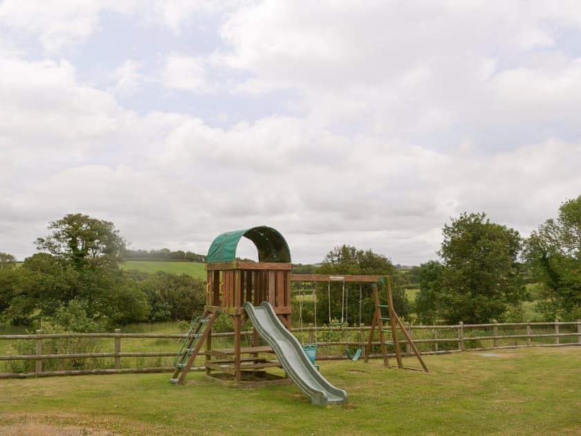 Spacious recreation area | Cider Barn, Millers Rest, Homeleigh Barn - Burracott Farm, Poundstock, Bude