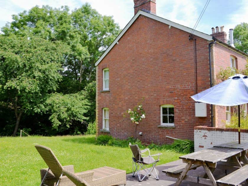 Delightful sitting out area | Sunnybank, Newton St Margarets