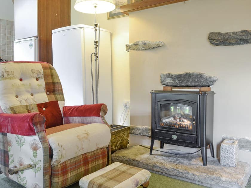 Characterful and cosy living area | Rowan Tree Cottage, Glenisla