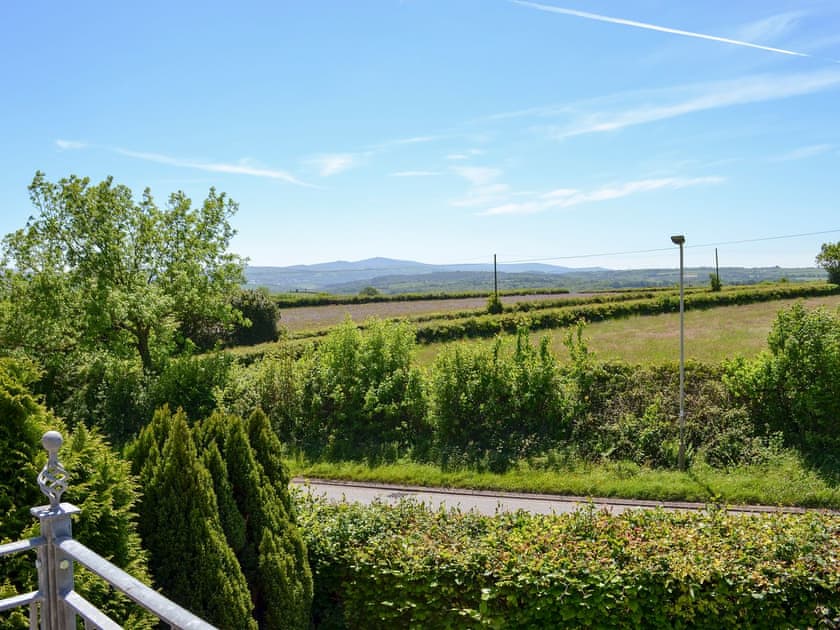View of ther surrouunding area from the balcony | Barwick, Exbourne, near Okehampton