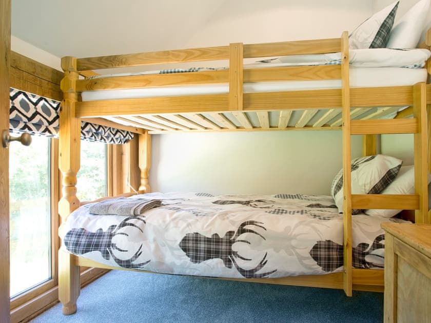 Cosy bunk bedroom | The Linhay - East Dunster Deer Farm, Cadeleigh, near Tiverton