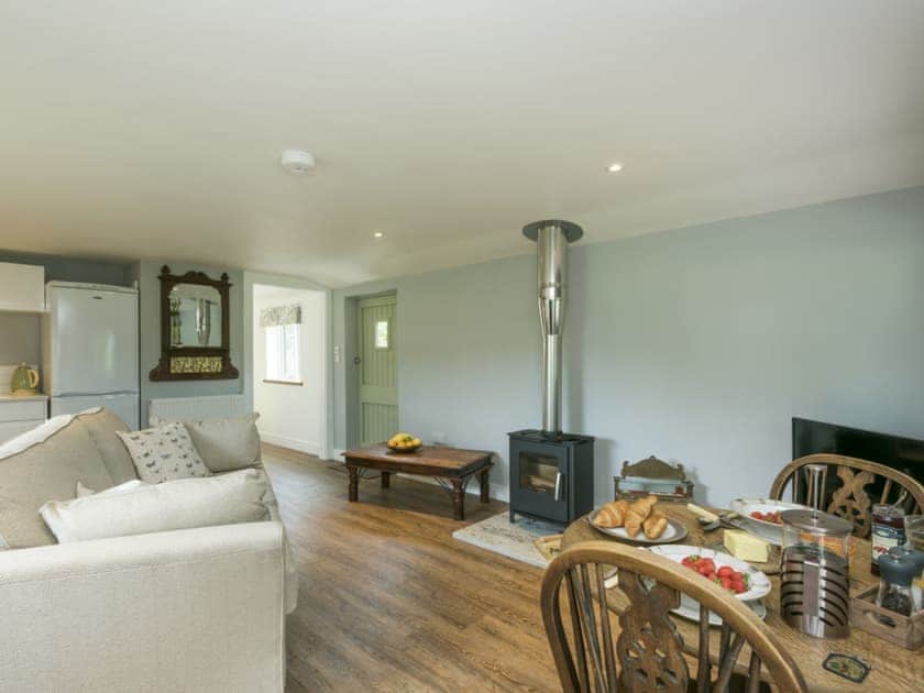 Spacious and warm open plan living area | Barn Owl Lodge, Shotesham St Mary, near Norwich