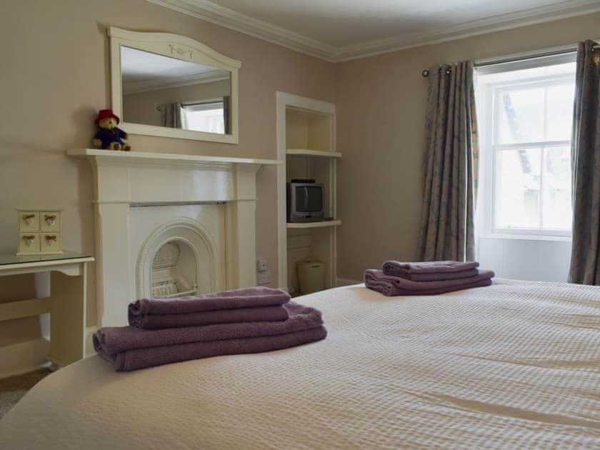 Comfortable bedroom with zip and link super kingsize bed  | Toad Hall, Aberfeldy