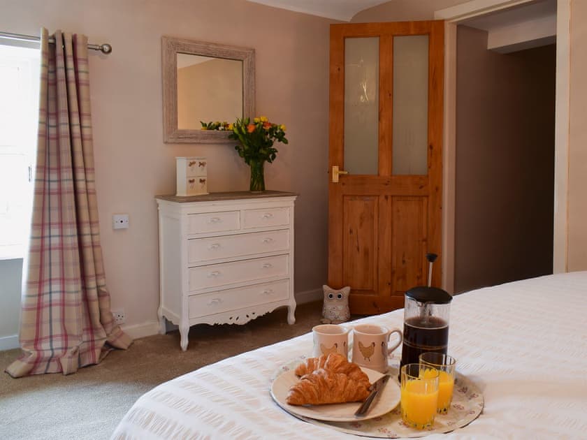 Comfortable bedroom with zip and link super kingsize bed  | Toad Hall, Aberfeldy