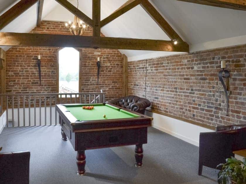 Upper floor games room | Buddileigh Farm, Betley, near Nantwich