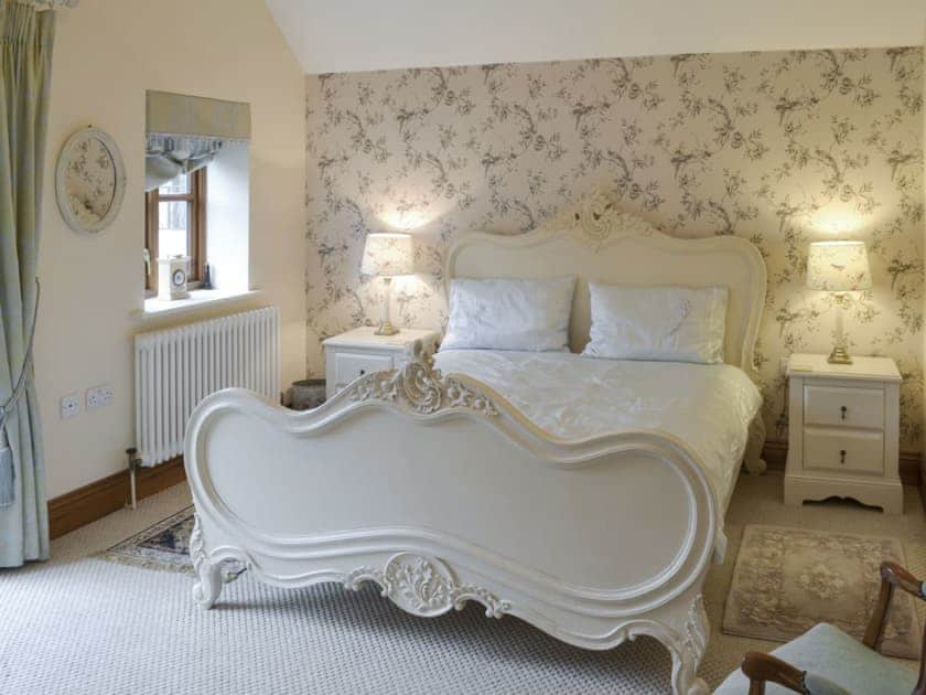 Relaxing master bedroom | Buddileigh Farm, Betley, near Nantwich