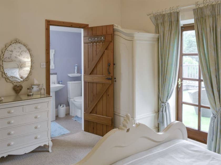 Master bedroom with en-suite and access to roof terrace | Buddileigh Farm, Betley, near Nantwich