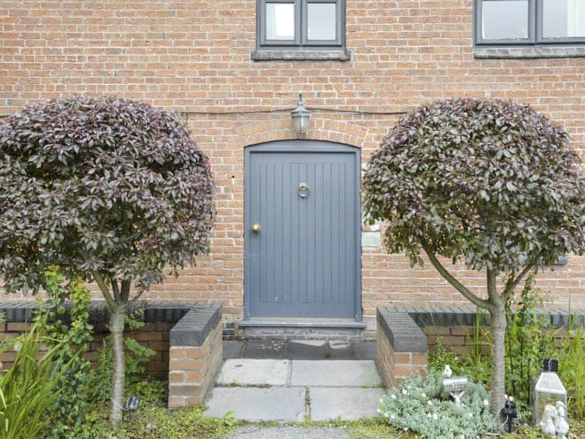 Elegant entrance to holiday home | Buddileigh Farm, Betley, near Nantwich