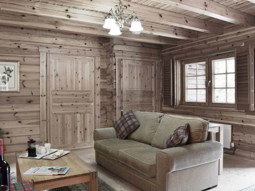 Relaxing lounge  | Maple, Alder - Acharn Lodges, Killin
