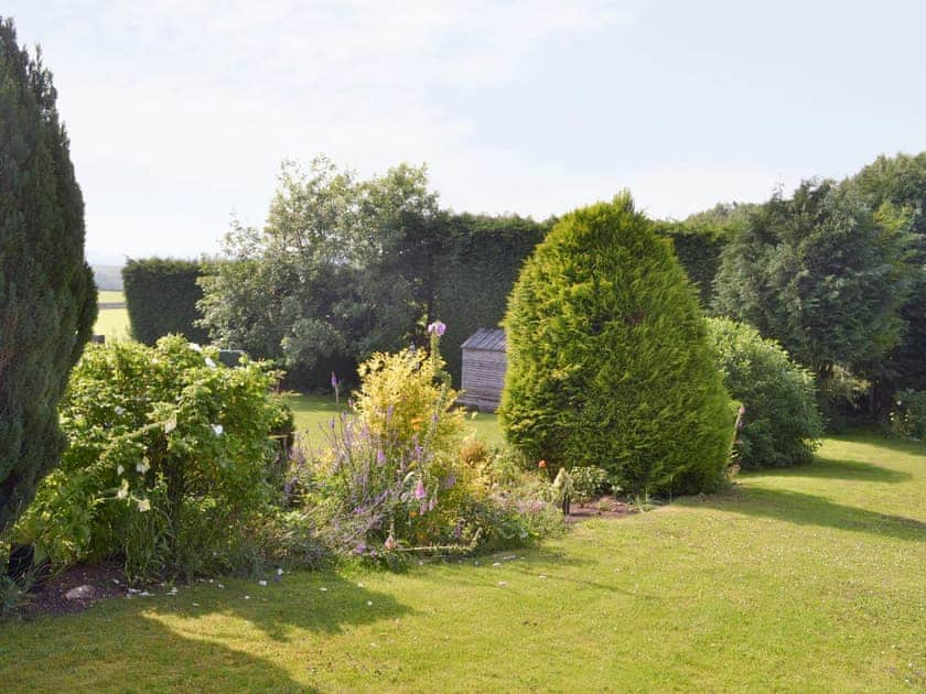 Lovely garden area | Railway Cottage, Longcliffe, near Ashbourne