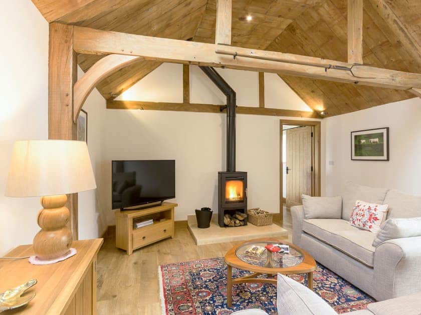 Homely living area | The Calf Shed - Wood Street Farm, Royal Wootton Bassett