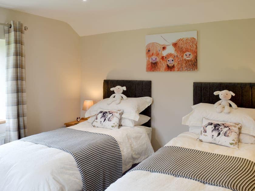 Comfortable twin bedroom | Little Grans Cottage, Ickornshaw, near Cowling