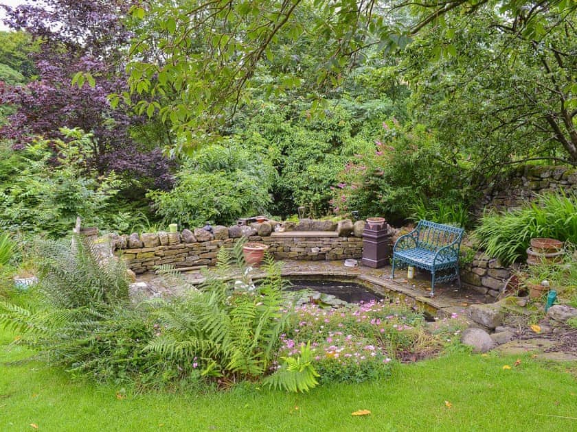 Attractive garden and grounds | Little Grans Cottage, Ickornshaw, near Cowling