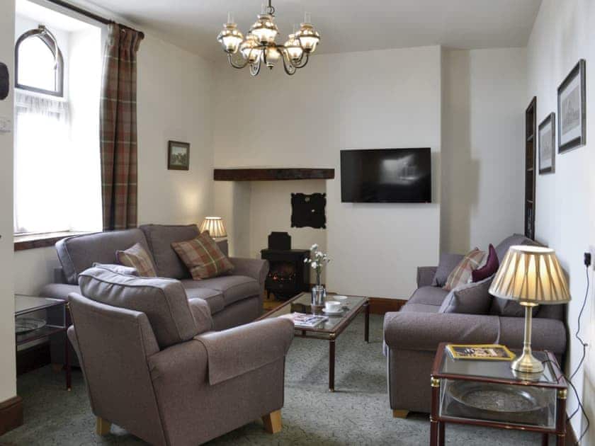 Immaculately presented lounge | Clock Tower Apartment - Watermouth Castle, Watermouth, near Ilfracombe