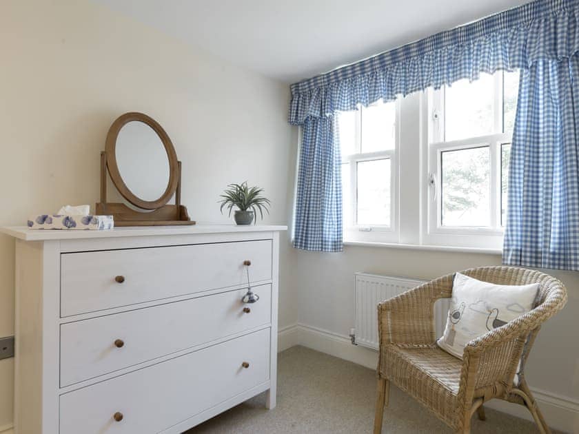 Dressing area within master bedroom | Embleton Cottage, Beadnell
