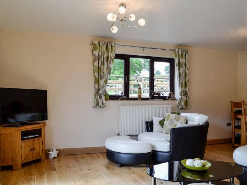 Living room | River Cottage - Mill Farm Holiday Cottages, Heyope, near Knighton