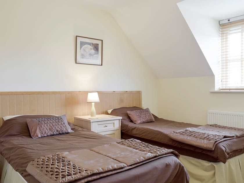 Good-sized twin bedroom | Dormers, Leiston