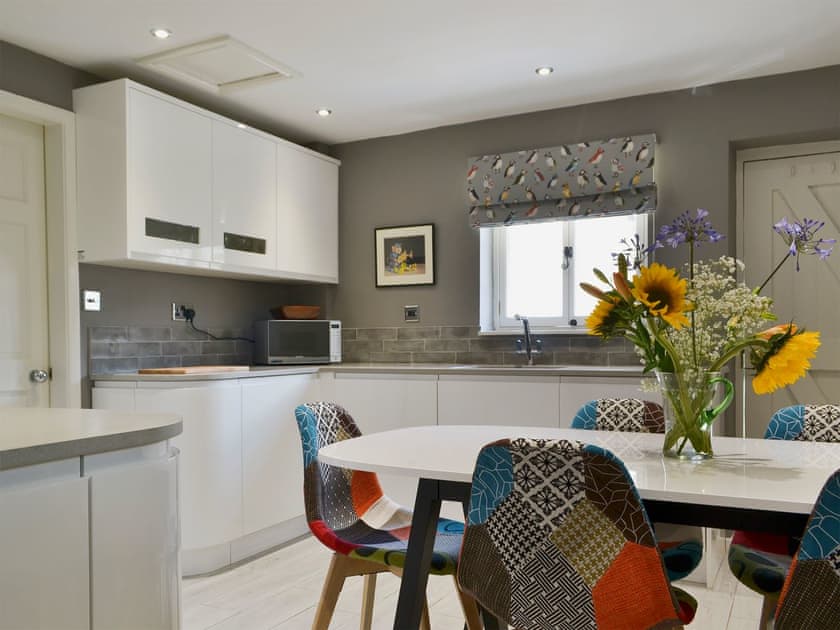 Contemporary kitchen and dining area | Lowther Cottage, Lowther, near Penrith