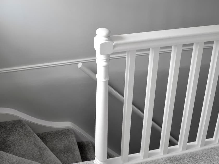 Stairs leading to second floor | Morvoren (Sea Maiden) Cottage, The Lizard Village, near Helston