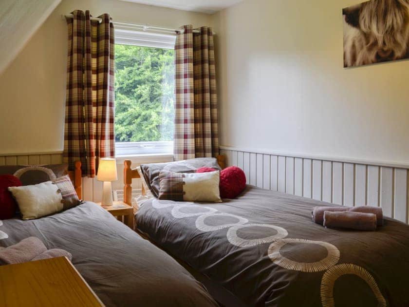 Comfortable twin bedded room | Glenlivet View, Glenlivet, near Dufftown