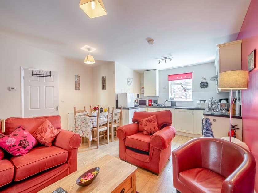 Open plan living space | Daffodil - Clapham Holme Farm Cottages, Great Hatfield, near Hornsea