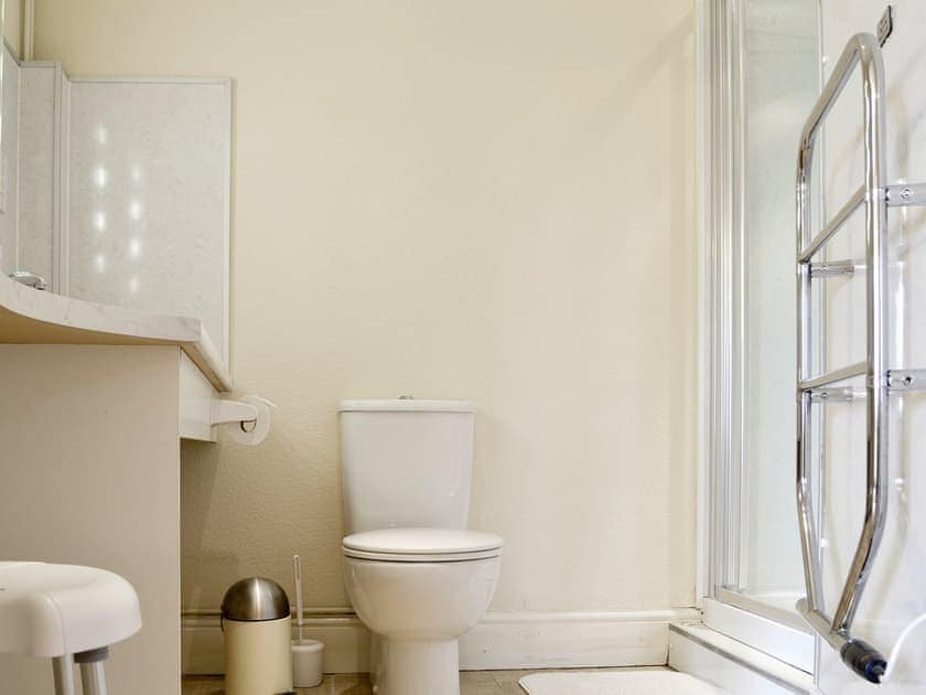 En-suite shower room | White Hill Farm Cottage, Wonastow, near Monmouth
