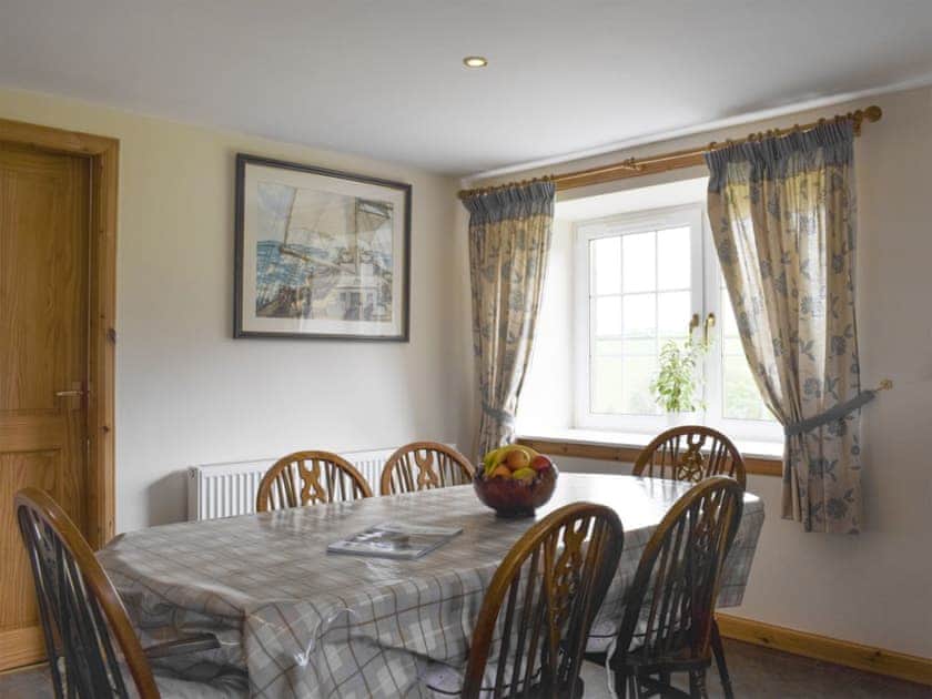 Convenient dining area within kitchen and dining room | The Stables - Loch Lomond Farm Cottages, Balfron Station, near Stirling