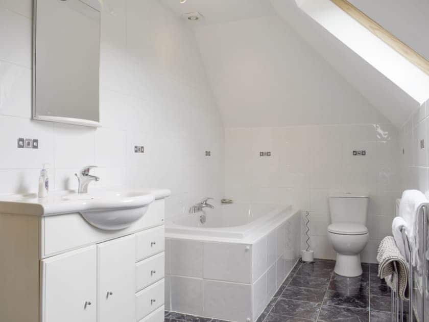 Family bathroom with separate bath and shower cubicle | The Stables - Loch Lomond Farm Cottages, Balfron Station, near Stirling