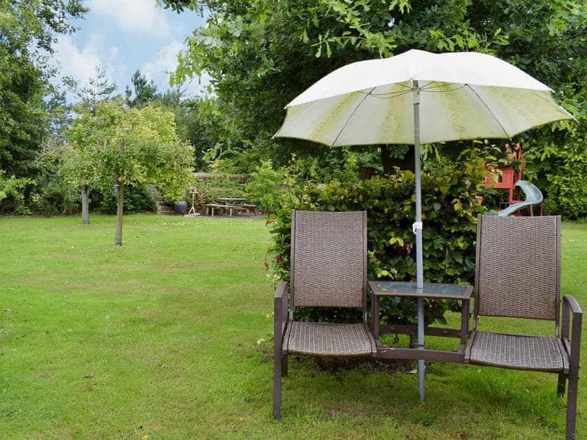 Spacious, shared garden | The Dairy - Martin Lane Farm Cottages, Burscough, near Southport