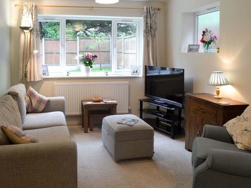 Living room with dining area | Hideaway Cottage, Kingsgate, near Broadstairs