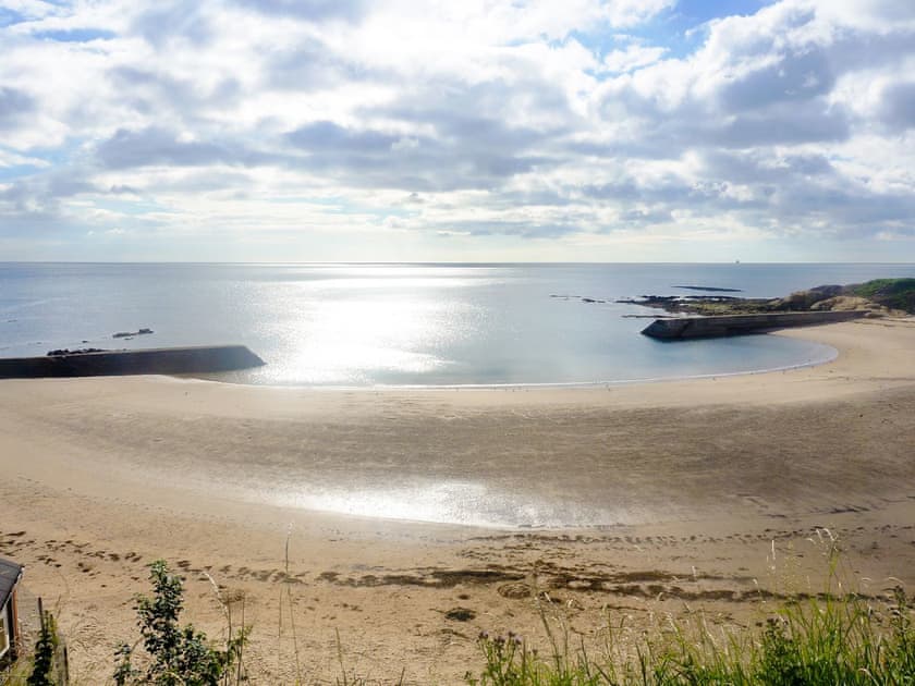 Cullercoats Bay from the beach | Naters Apartment, Whitley Bay, near Cullercoats