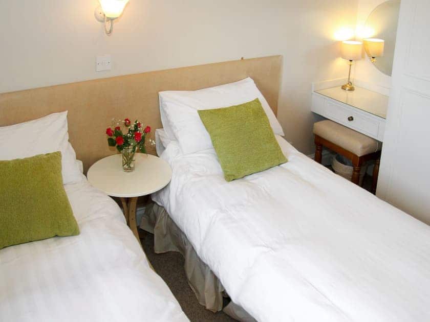 Tranquil bedroom with twin beds | Howe Top, Mungrisdale, near Keswick