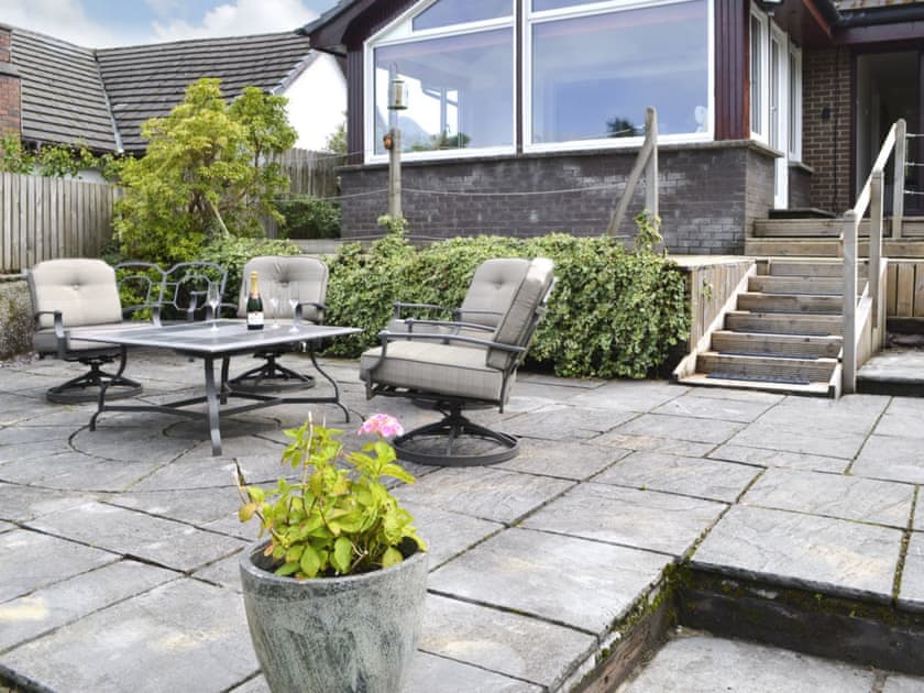 Peaceful patio area | River Mill House, Ballachulish, near Fort William