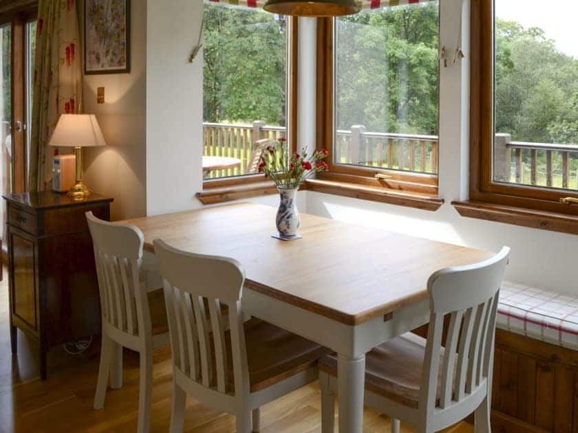 Inviting dining area | Allt Beag (Little Streams), Achintraid, near Lochcarron