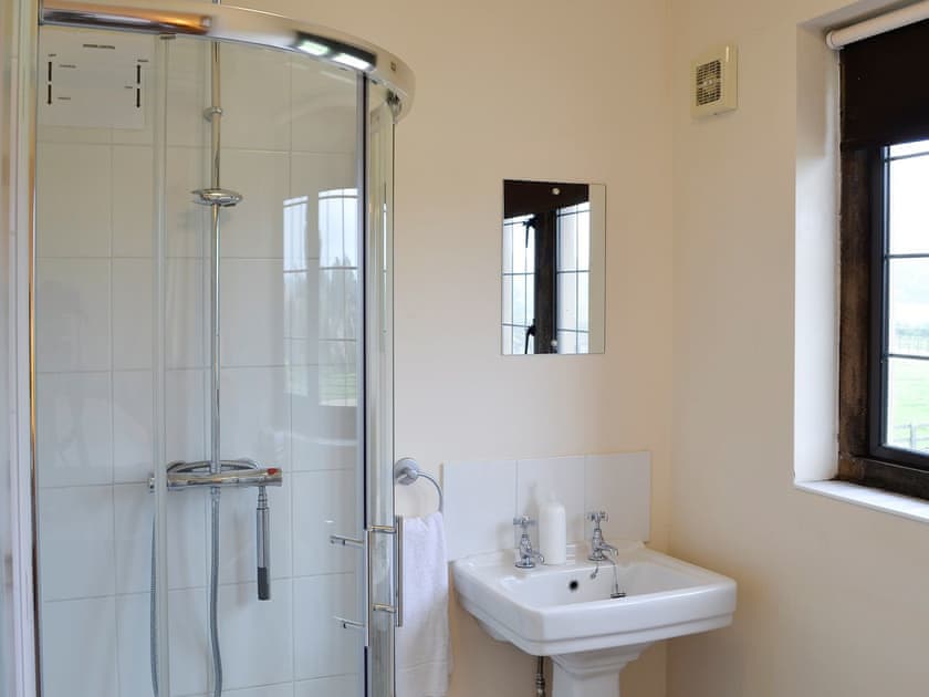 Shower room | Canon Court Farmhouse, Milborne Port, near Sherborne
