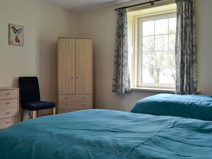Twin bedroom | Bonshawside Farmhouse, Kirtlebridge, near Annan