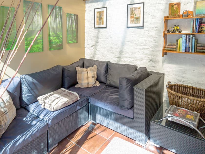 Light and airy sunroom | Fern Cottage, Ardentinny near Dunoon