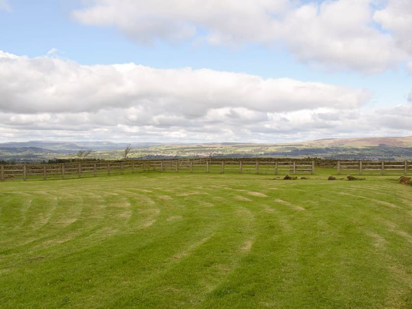 Lovely views over garden towards the Ribble Valley | Barley Heights, Hapton
