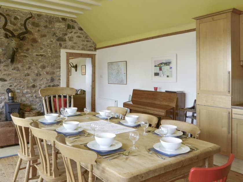 Spacious dining area | Hume Orchard Steading, Hume, near Kelso