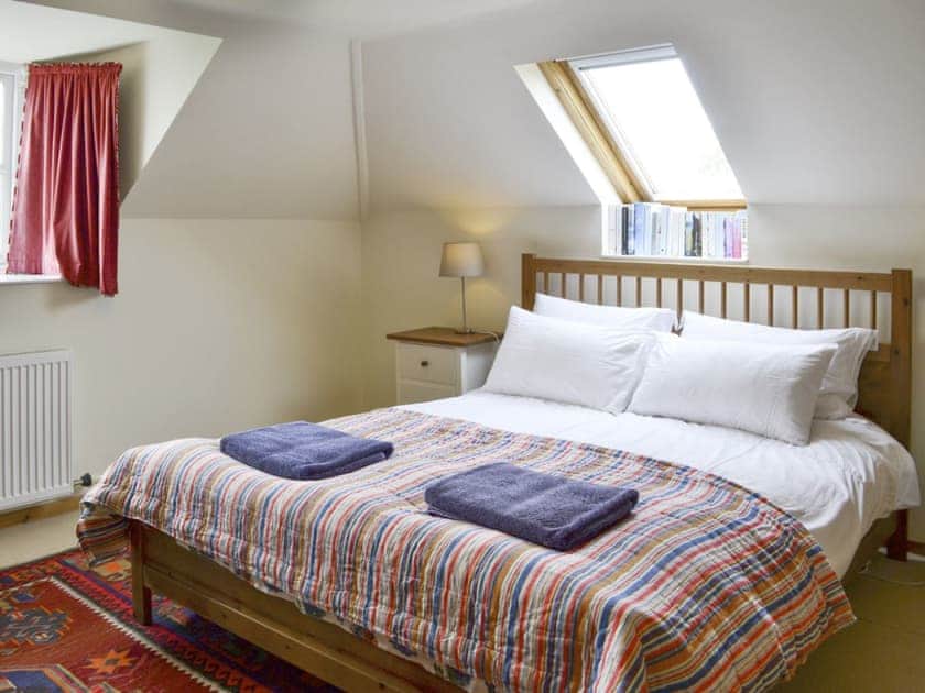 Relaxing master bedroom | Hume Orchard Steading, Hume, near Kelso