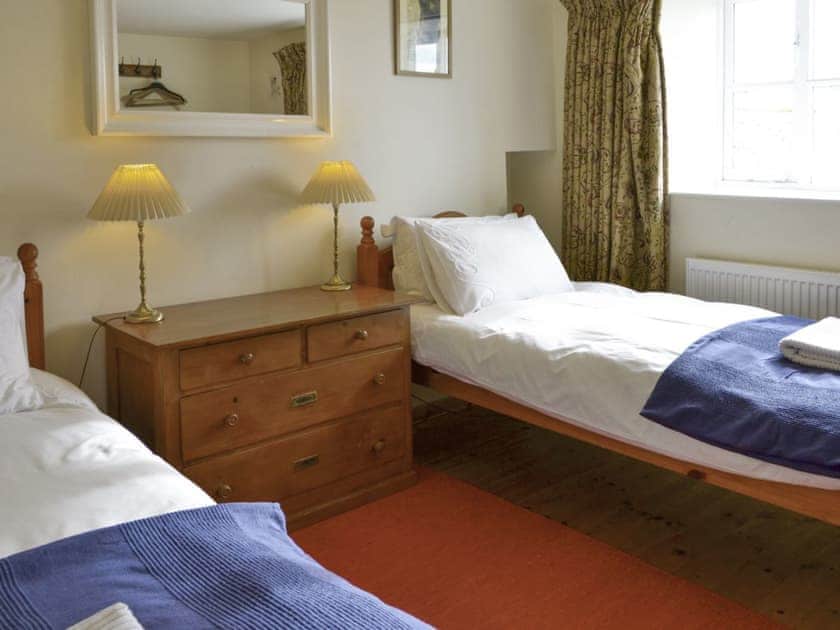 Second good-sized twin bedroom | Hume Orchard Steading, Hume, near Kelso