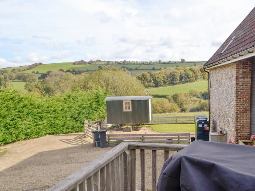 Idyllic rural views from the balcony | The Forge, Thorncombe, near Broadwindsor