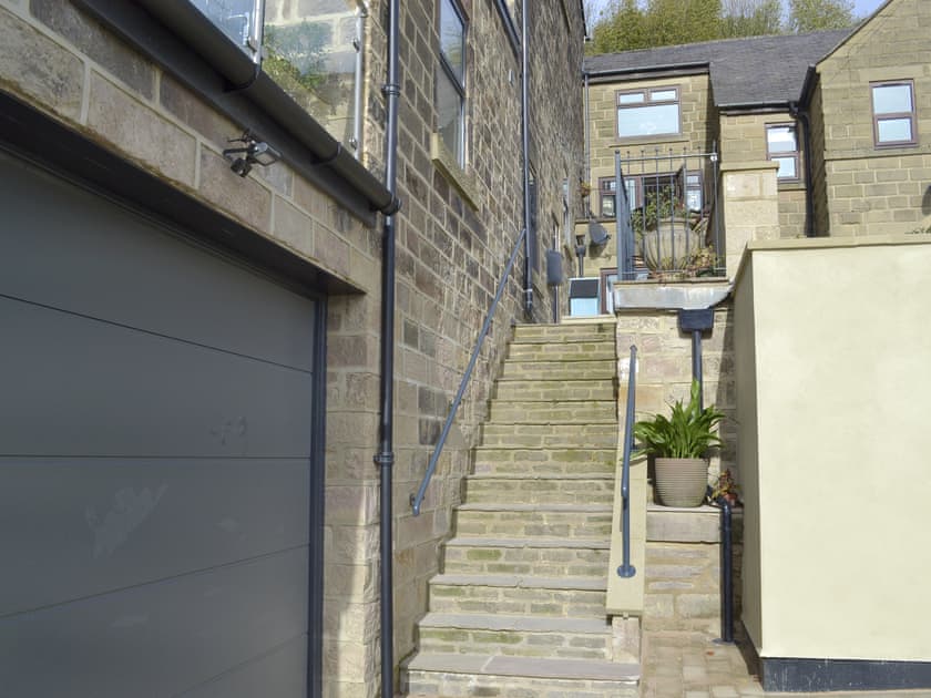 Stone steps to entrance | Bird Nest, Swallow View, Skylark View - Jackson Road, Matlock