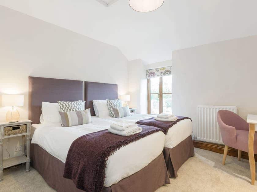 Cosy tiwn bedroom | The Old Mill - The Old Mill Cottages, Little Mill, near Craster