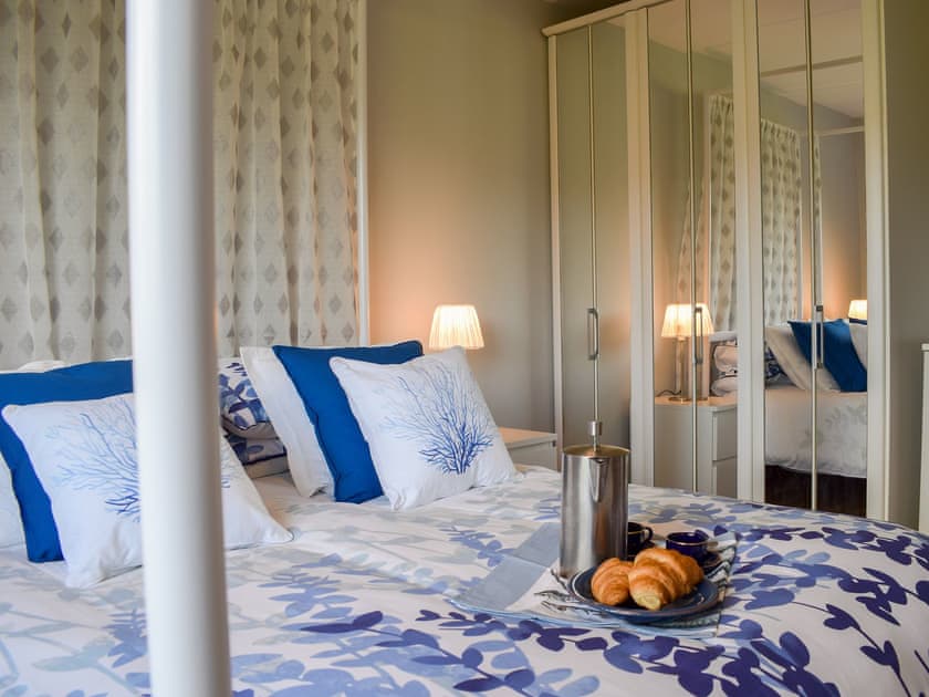 Delightful four poster bedroom | Afton, Aberfeldy