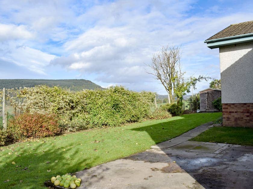 Rear garden with far reaching views | Afton, Aberfeldy